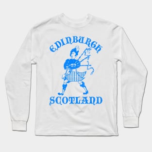 Edinburgh Scotland Retro Tourist Souvenir Long Sleeve T-Shirt